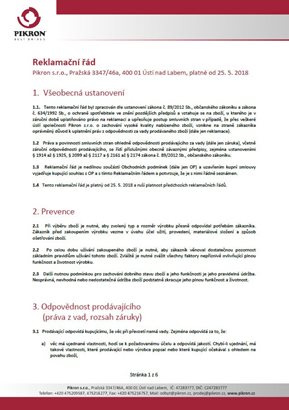 Complaints procedure