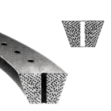 Perforated wedge metrage