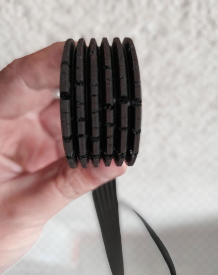 When do I need to replace the V-belt?